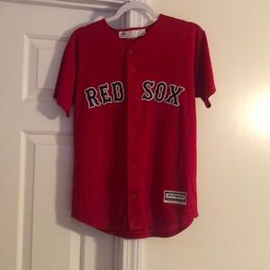 NWOT YOUTH large Pedroia Jersey